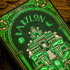 Babylon Playing Cards | Riffle Shuffle - Green - Murphy's Magic