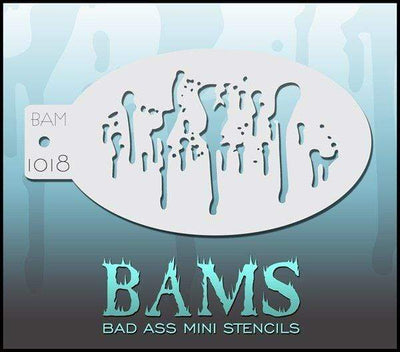 Bad Ass Mini Blood Drops Bad Ass Stencils Deinparadies.ch