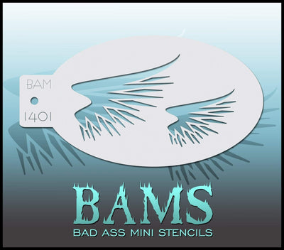 Bad Ass Mini 1401 Wing Bad Ass Stencils Deinparadies.ch