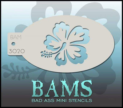Bad Ass Mini Hibiskus Bad Ass Stencils bei Deinparadies.ch