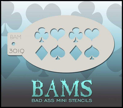 Bad Ass Mini Card Symbols Bad Ass Stencils Deinparadies.ch