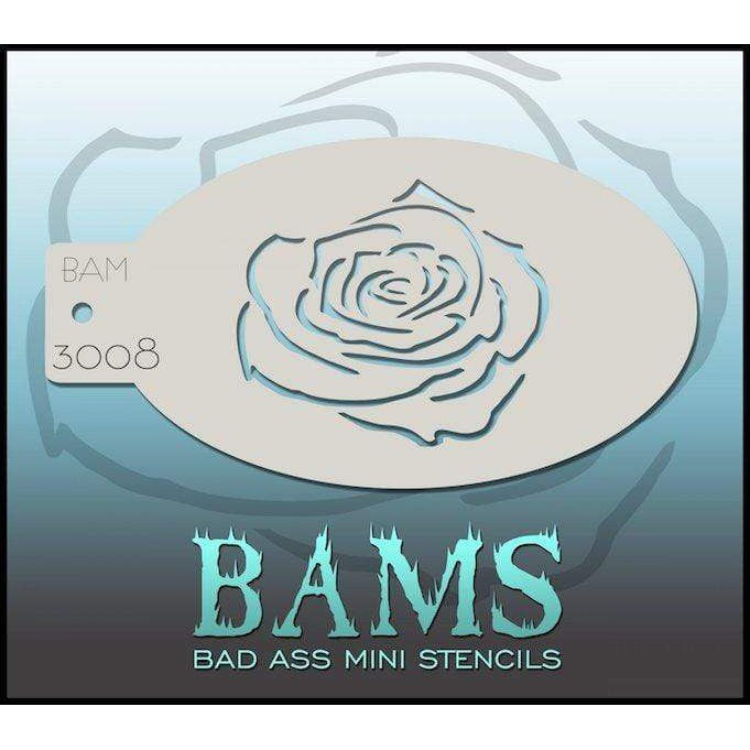 Bad Ass Mini Rose Filigran Bad Ass Stencils bei Deinparadies.ch
