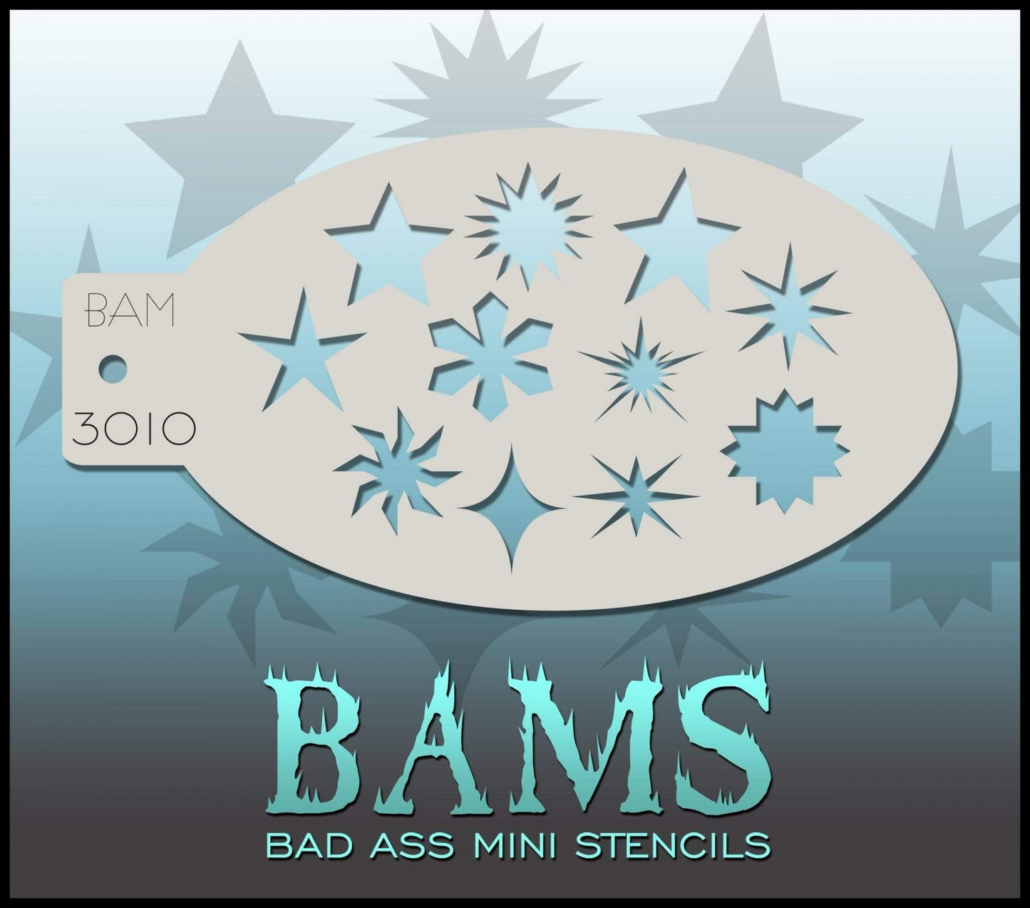 Bad Ass Mini Sterne 2 Bad Ass Stencils bei Deinparadies.ch