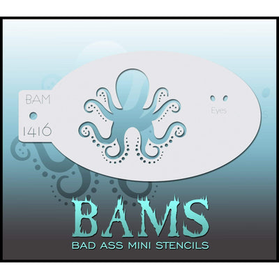 Bad Ass Mini Tintenfisch Bad Ass Stencils bei Deinparadies.ch