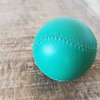 Palla da baseball in pelle | ø5,7 cm - Verde - La magia di Murphy