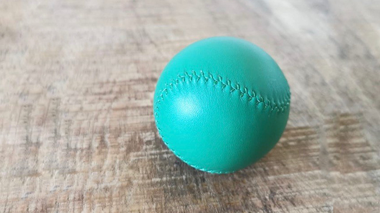 Palla da baseball in pelle | ø5,7 cm - Verde - La magia di Murphy