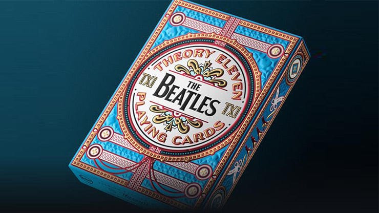Cartes à jouer des Beatles | Théorie 11 - Bleu - théorie11