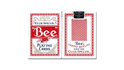 Cartes à jouer Bee Poker Deck - Rouge - USPCC