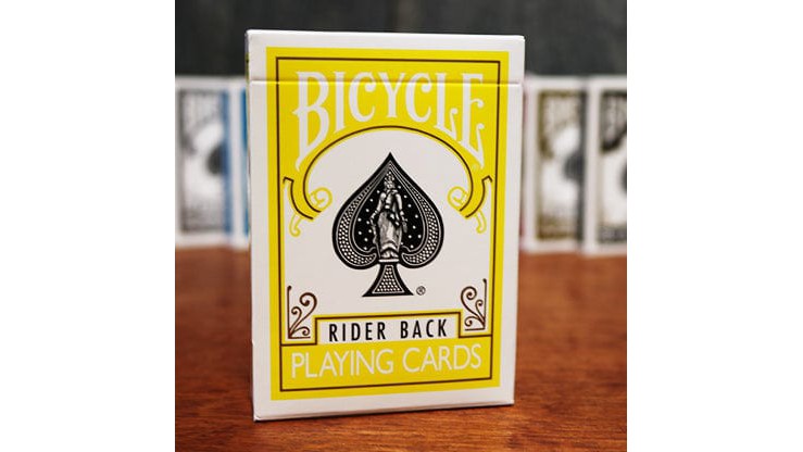 Bicycle Pocker Deck Raider Back farbig - gelb - Bicycle