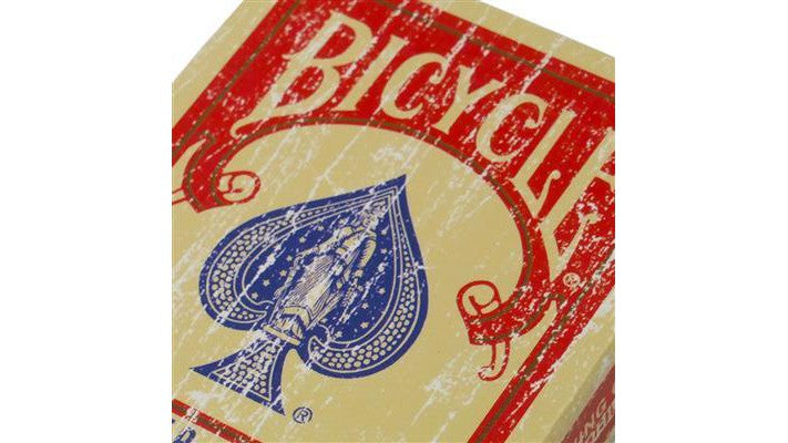 Bicycle Faded Playing Cards red Magic Makers at Deinparadies.ch