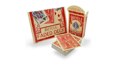 Bicycle Faded Playing Cards Red Magic Makers à Deinparadies.ch