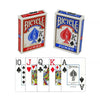 Bicycle Deck Jumbo Index Playing Cards - 12 Decks (6rote/6blaue) - Bicycle
