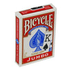 Bicycle Deck Jumbo Index Playing Cards - Rot - Bicycle