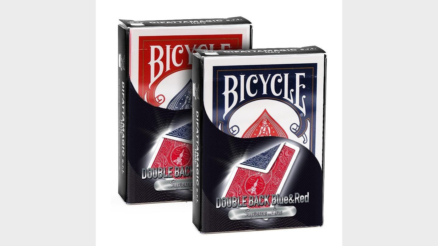 Bicycle Supreme Gaffs Trickkarten Doppelrücken Rot/Blau Bicycle Supreme bei Deinparadies.ch