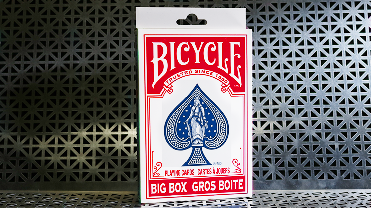 Bicycle Cartes géantes Big Cards - Rouge - Bicycle