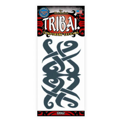 Tribal Ornament Borneo Tattoo | Klebetattoos Maskworld bei Deinparadies.ch