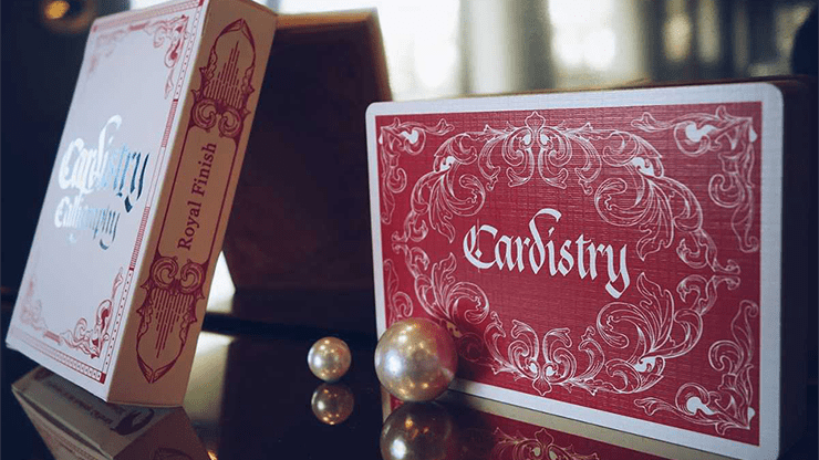 Cartes à jouer de calligraphie Cardistry | Bleu Deinparadies.ch à Deinparadies.ch
