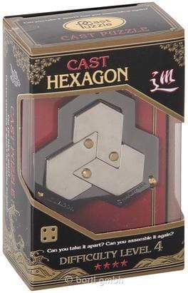 Huzzle Cast Puzzle Hexagon | Level 4 Cast Puzzles bei Deinparadies.ch