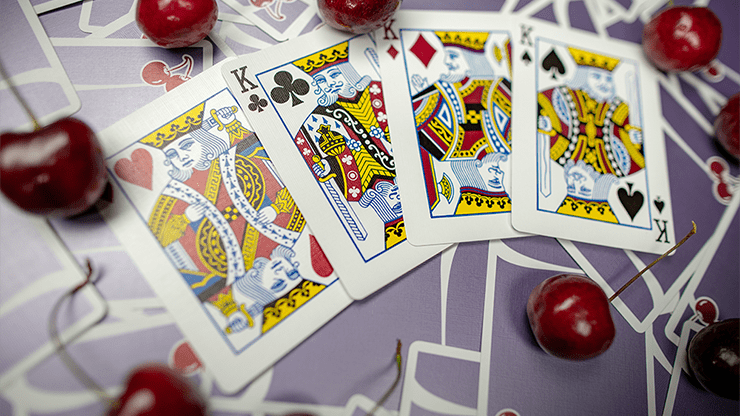 Cherry Desert Inn Purple Playing Cards Murphy's Magic Deinparadies.ch