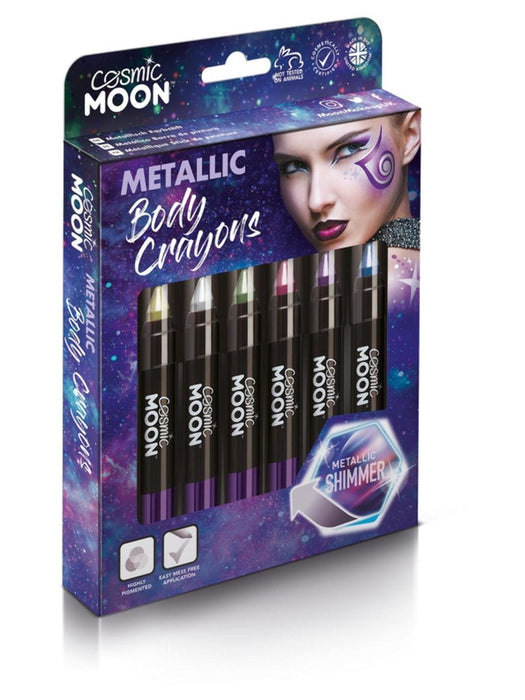 Moon Metallic Crayons Set Schminkstifte Moon Creations bei Deinparadies.ch