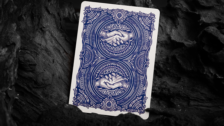 Deal with the Devil UV Playing Cards - Blue - Murphy's Magic