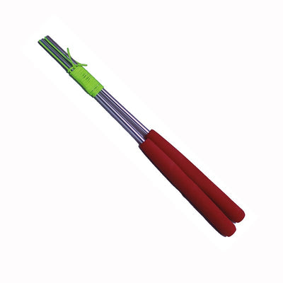 Diabolo sticks aluminum colored - red - Acrobat