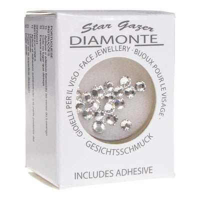 Custodia autoadesiva per star gazer in argento con diamanti Deinparadies.ch