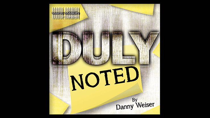 Duly Noted by Danny Weiser JB Magic bei Deinparadies.ch