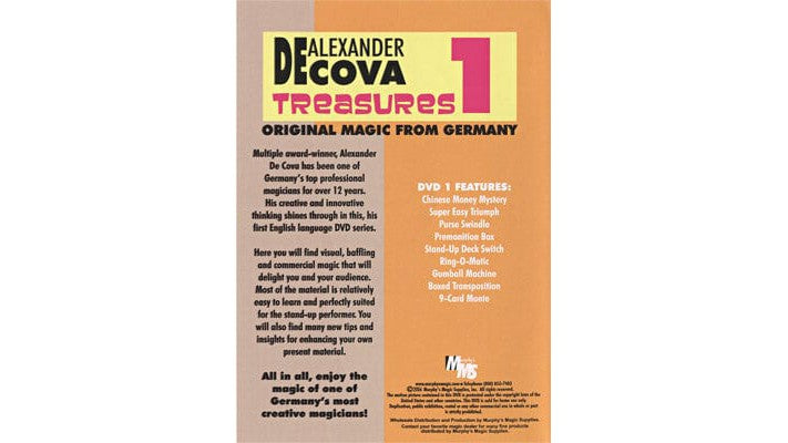 Treasures Vol 1 by Alexander DeCova Anubis Media Corporation bei Deinparadies.ch