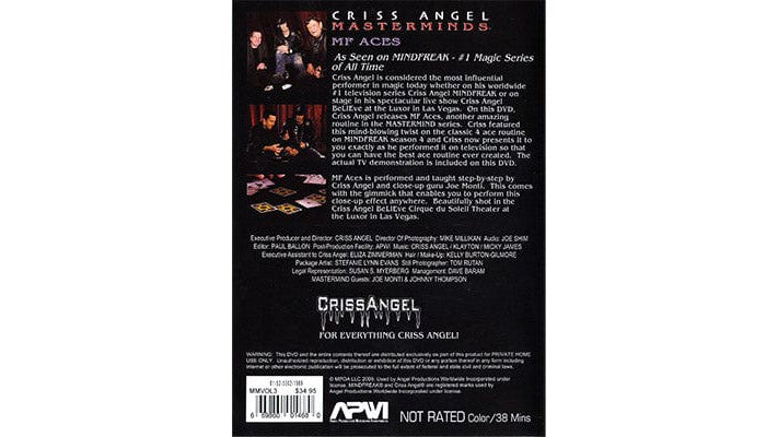 Masterminds (MF Aces) Vol. 3 by Criss Angel Angel Productions Inc. at Deinparadies.ch