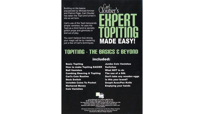 Expert Topiting Made Easy by Carl Cloutier Anubis Media Corporation bei Deinparadies.ch