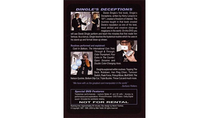 Dingle's ( Deceptions ) by Derek Dingle Meir Yedid Magic bei Deinparadies.ch