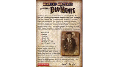 DiaMonte (DVD et cartes) par Diamond Jim Tyler Diamond Jim Tyler Deinparadies.ch