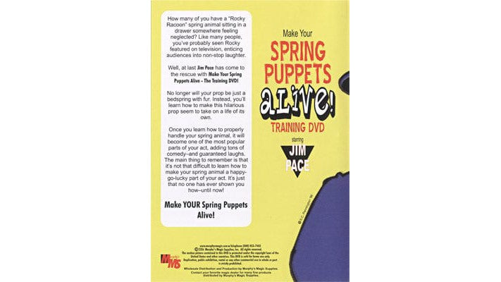 Make Your Spring Puppets Alive - Training DVD by Jim Pace Anubis Media Corporation bei Deinparadies.ch