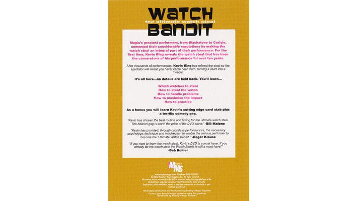 Watch Bandit - Kevin King, DVD Anubis Media Corporation bei Deinparadies.ch