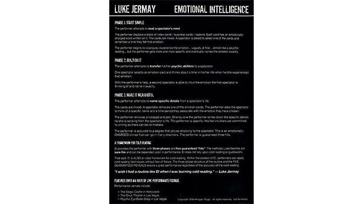 Emotional Intelligence (EI) by Luke Jermay Penguin Magic Deinparadies.ch