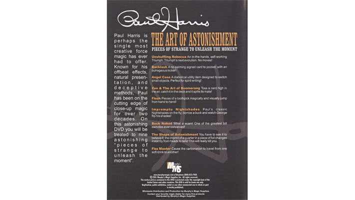Art Of Astonishment by Paul Harris Anubis Media Corporation bei Deinparadies.ch