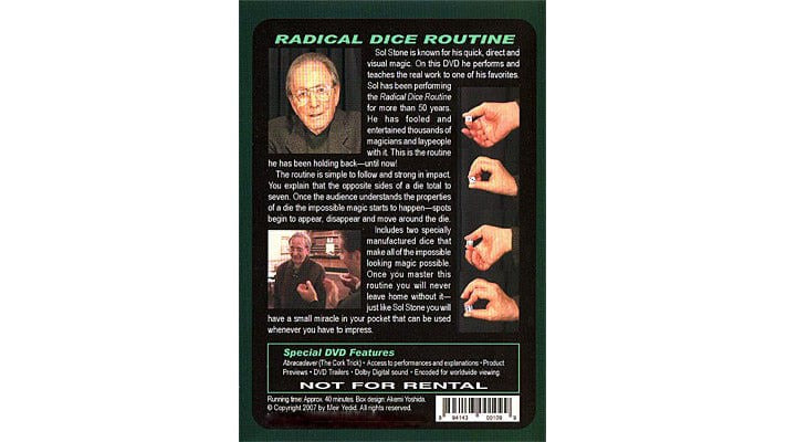 Radical Dice Routine (With Dice) by Sol Stone Meir Yedid Magic bei Deinparadies.ch