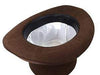 Noble top hat brown 15cm Thetru Costumes at Deinparadies.ch