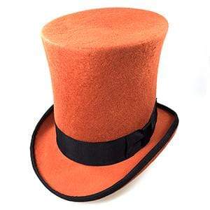 Noble top hat brown high 20cm Thetru Costumes Deinparadies.ch