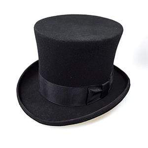 Chapeau haut de forme noble noir 15cm Thetru Costumes chez Deinparadies.ch