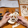 Owl clock kit Hands Craft at Deinparadies.ch