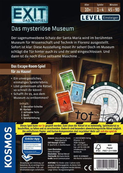 EXIT: Das mysteriöse Museum Kosmos bei Deinparadies.ch