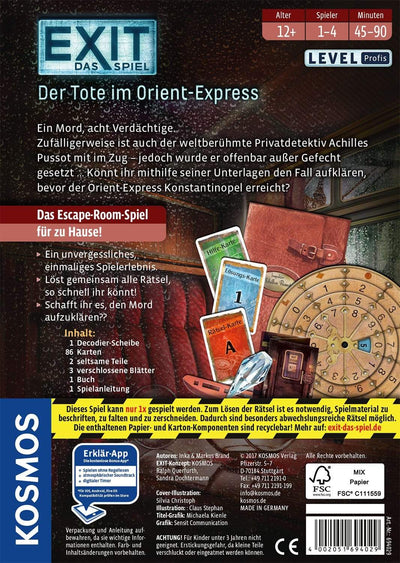 EXIT: Der Tote im Orient-Express Kosmos bei Deinparadies.ch