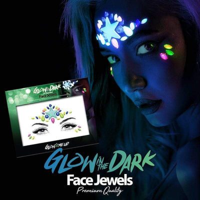 Face Jewel Glow in the Dark 1 Paintglow en Deinparadies.ch