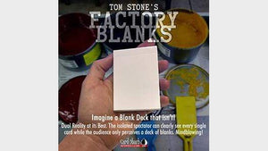 Factory Blanks by Tom Stone Card Shark Deinparadies.ch