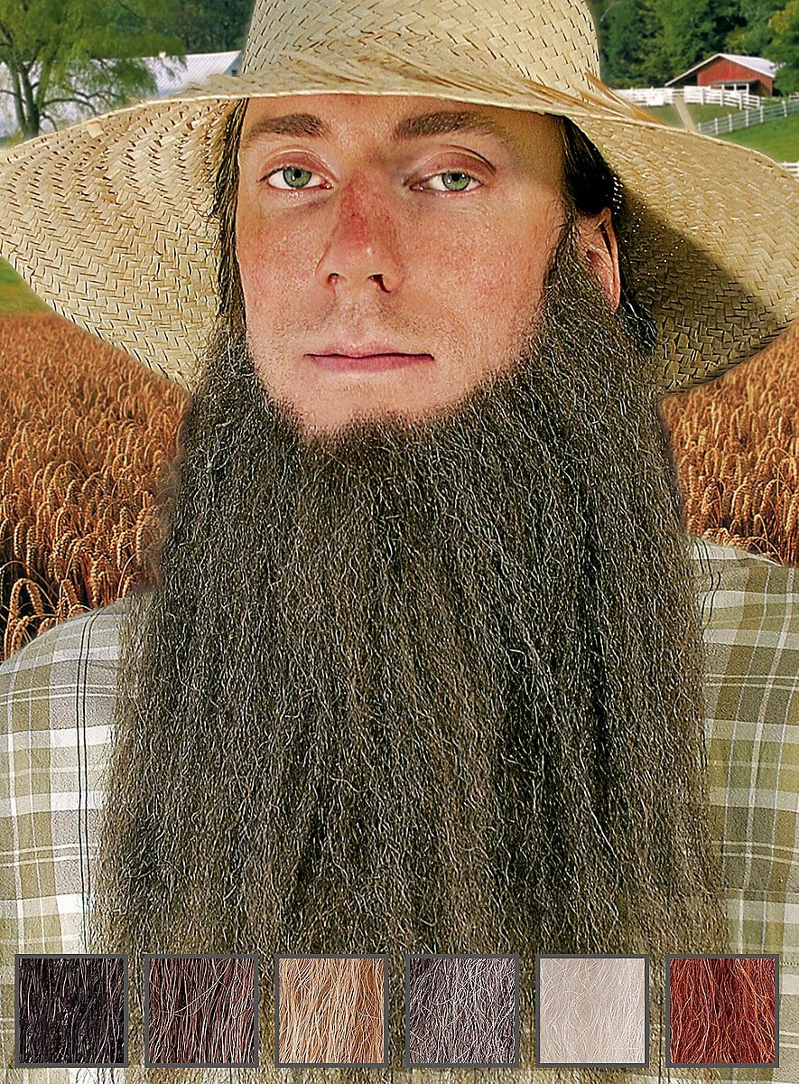 Farmer beard synthetic hair Maskworld at Deinparadies.ch
