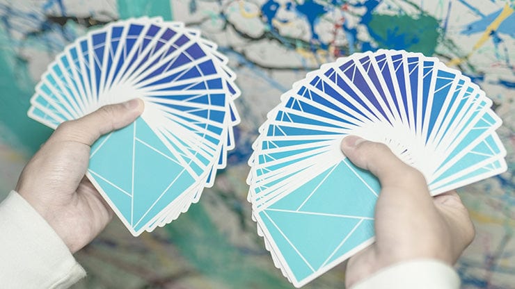 Flexible Gradients Playing Cards Blue TCC Presents at Deinparadies.ch