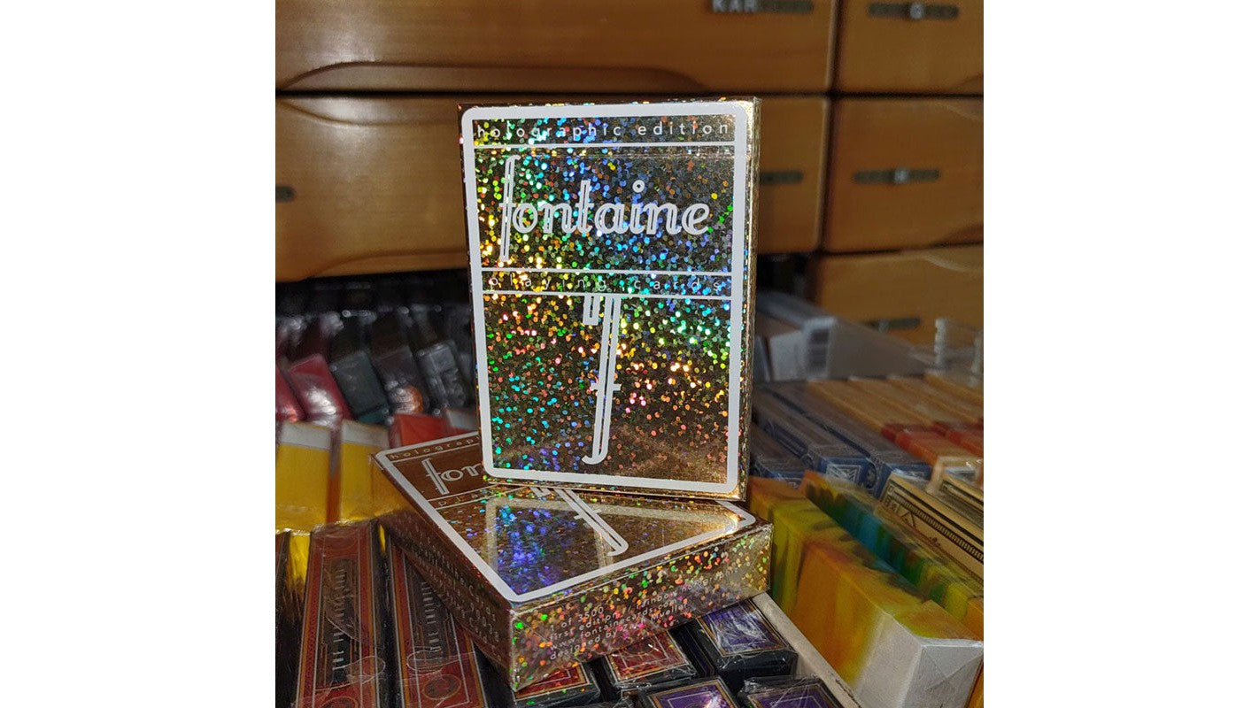 Fontaine Playing Cards Rainbow Holographic Fontaine Cards at Deinparadies.ch