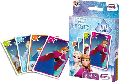 Frozen Shuffle Fun 4 in 1 Kartenspiel Cartamundi bei Deinparadies.ch